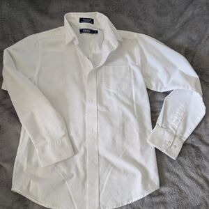 IZOD Men's Classic White Button Down Shirt